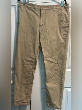 Men's Under 5'10 Khaki Chino Trousers